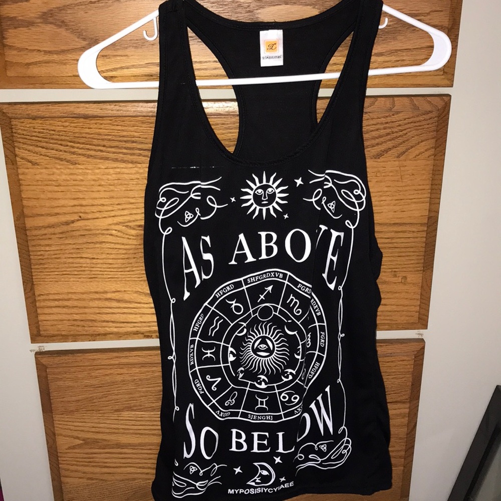 NWOT As above so below tee